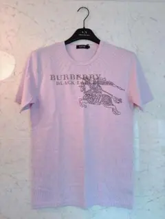 新品未使用タグ付き BURBERRY BLACK LABELピンクＴシャツ