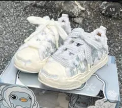 X U Canvas Cream Shoes