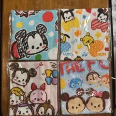 第一生命　ディズニー　ツムツム　ハンドタオル　4枚セット