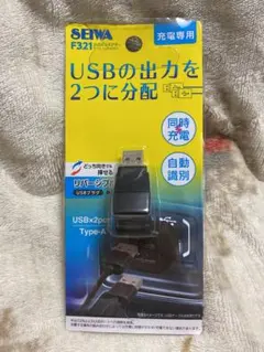 seiwa USB 分配　2USBコネクター　未使用品のサムネイル