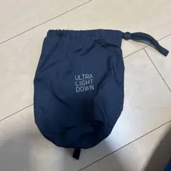 ULTRA LIGHT DOWN　ブラック　黒　収納袋