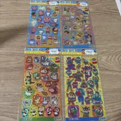 クレヨンしんちゃん キラキラシール 4枚セット