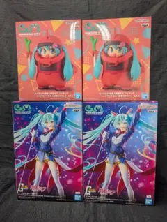 ガンダム４５周年 ✕ 初音ミク　BANPRESTO EVOLVE他　全４点SET