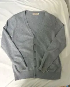 CAMPURE グレー Vネックカーディガン