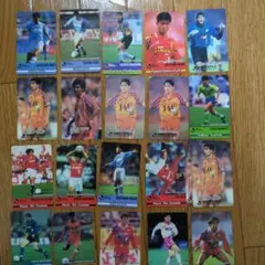 サッカー Calbeeカードセット71枚