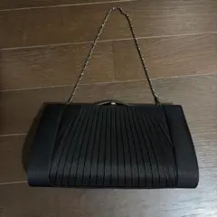 冠婚葬祭用 クラッチバック チェーン付き