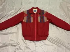 PENDLETON ウールジャケット レッド ネイティブ柄