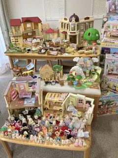 【さらに値下】シルバニア 家　人形54体　妖精　まとめ売り 非売品 廃盤 レア