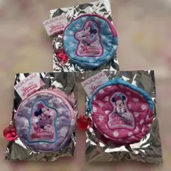 東京ディズニーリゾートミニーファンダーランドカプセルトイポーチ 3個セット