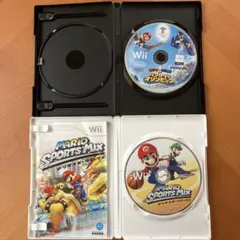 Wiiソフト　マリオ２枚セット　バンクーバーオリンピック　マリオスポーツミックス