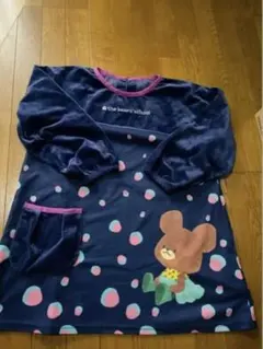 くまのがっこう　エプロン　保育士　スモック