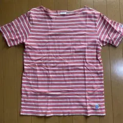 ORCIVAL ボーダーTシャツ ピンク