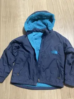 THE NORTH FACE ダウンコート ネイビー/ターコイズ