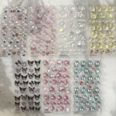 【正規品】サンリオ 第一弾レア ボンボンドロップシール7点セット