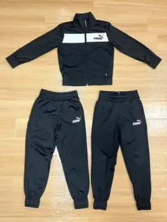 PUMA ジャージ 上下セット ブラック　120cm