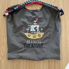 PEANUTS TREASURE エコバッグ カーキー