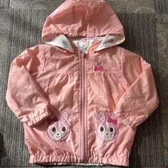 ミキハウス ホットビスケッツ アウター 羽織り シャカシャカ うさぎ 90サイズ