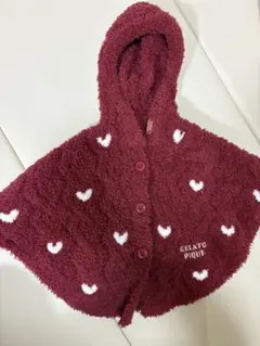 GELATO PIQUE ハート柄ポンチョ