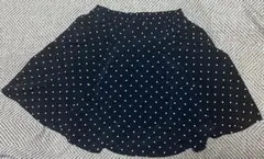 ドット柄スカート earth music&ecology