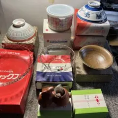 ノベルティ　食器　まとめ売り　茶碗　小鉢　ガラス食器　食器　和食器