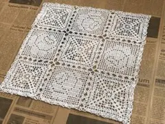 フランス 手編み ドイリー ボビン レース 刺繍 ハンドメイド ローズ