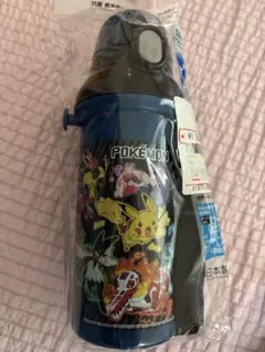 ポケモン 子ども用水筒 青