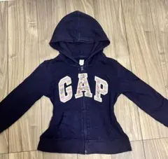 GAP長袖パーカー Y2K ダークコア 平成ギャル 短丈 00sグランジ値下げ可