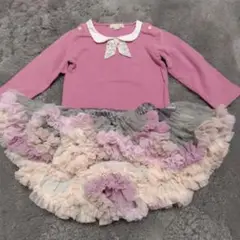 panpantutu 襟付きシャツ 80サイズ ピンク