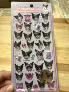 ボンボンドロップ　シール　3Dステッカー　sticker サンリオ　クロミ　クク