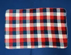 ブランケット ひざ掛け リバーシブル 約58×91㎝