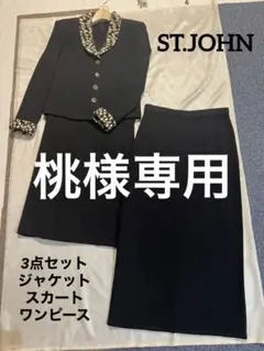 ST.JOHNセント·ジョン/セットアップ/高級ニットフォーマル/サイズ8のサムネイル