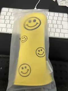ユーティリティ用 ヘッドカバー スマイル イエロー 黄色 新品未使用品
