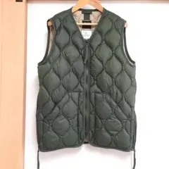 TAION タイオン　ミリタリー Vネック　ダウンベスト ソフトシェル