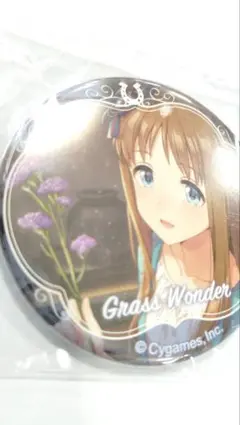 ウマ娘 プリティーダービー CANバッジ グラスワンダー