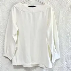ドレスキップ　長袖カットソー　背中リボン　アイボリー　Lのサムネイル