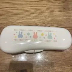 EDISON ベビー用スプーンとフォークセット　ミッフィーケース