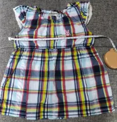 ホットビスケッツ　ワンピースチュニック　80cm