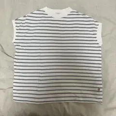 リピT・バックプリントハイネックTシャツ