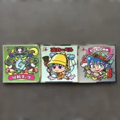 ビックリマンシール 3枚セット　怪賊フック　凛カーベル　ピーターP神赤