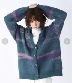 JEANASIS 7GミストキモウVカーディガン