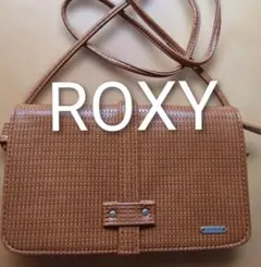 ❰ほぼ未使用❱ ROXY ショルダーバッグ ブラウンのサムネイル