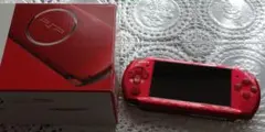 M*️様 SONY PSP 3000レッド 　ACアダプタ・バッテリーなし 4G