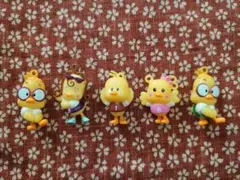 チキンラーメンひよこちゃん 5個セット＆ランチ巾着＆ミニタオル