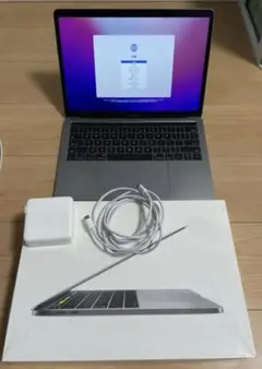 完動品: MacBook Pro 13インチ スペースグレー 充電器付き
