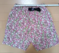 美品　マウンテンマニア　サイケ柄　クライミングハーフパンツ　/L　紫×ピンク×白 2025年最新サイケ パンツの人気アイテム - メルカリ