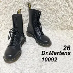 【美品】Dr.Martens レザーブーツ 10ホール ブラック 26