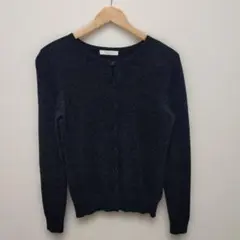 PRODIGAL ダークグレー カーディガン 長袖 カシミヤ100%