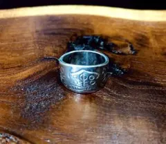 SV925 【インディアンジュエリー】ヴィンテージリング SILVER刻印有り