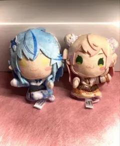 【新品】ホロライブ　指パペット　5期生　桃鈴ねね　雪花ラミィのサムネイル