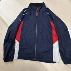 美品　Mizuno ウィンドブレーカー 裏起毛ミズノ　部活Sサイズスポーツウェア